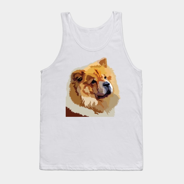 Chow Dog Tank Top by aecdesign